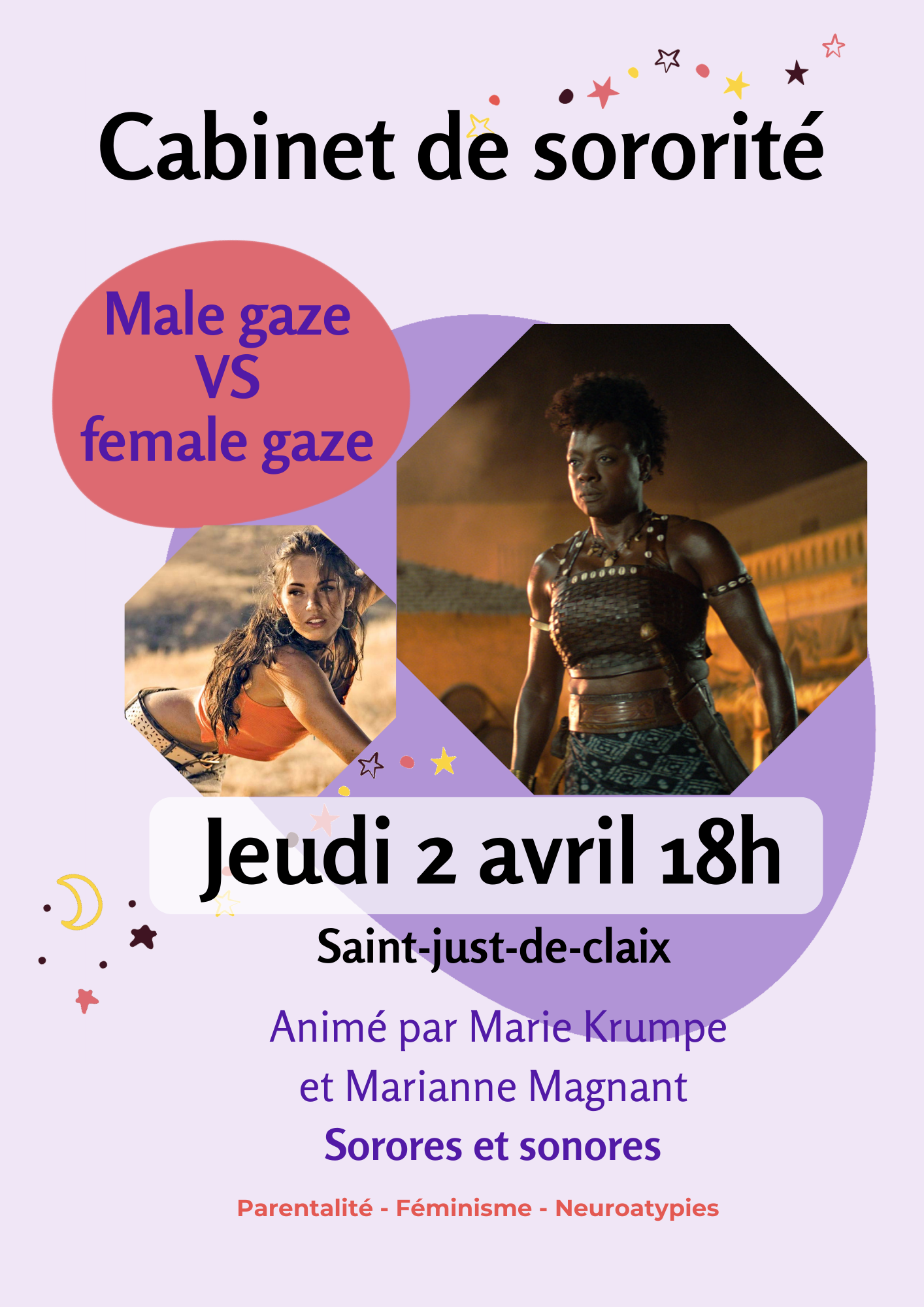 Affiche prochain cabinet de sororité